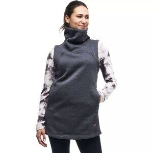 Indyeva Vest Womens Large Toga Pullover Polartec Thermal Tunic Fleece Sleeveless